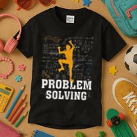 Rock Climbing Math Lover Problem Solving Mathematician Kids T-Shirt