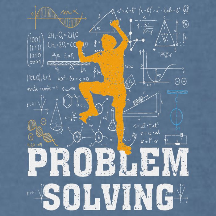 Rock Climbing Math Lover Problem Solving Mathematician Garment-Dyed Sweatshirt