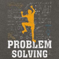 Rock Climbing Math Lover Problem Solving Mathematician Cotton Canvas Backpack