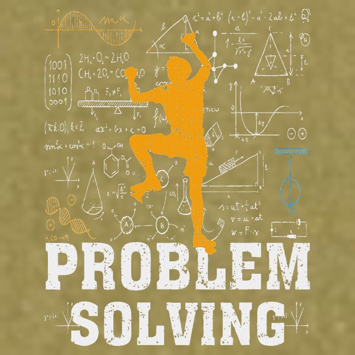 Rock Climbing Math Lover Problem Solving Mathematician Garment-Dyed Women's Muscle Tee
