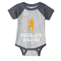 Rock Climbing Math Lover Problem Solving Mathematician Infant Baby Jersey Bodysuit