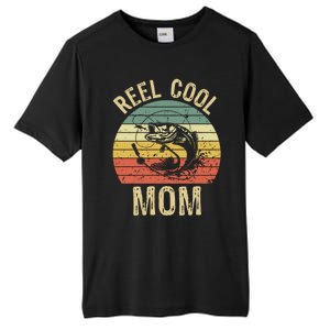 Reel Cool Mom Fishing Funny Gift Fishing Lovers Retro Gift Tall Fusion ChromaSoft Performance T-Shirt