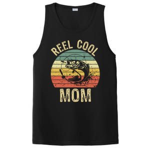 Reel Cool Mom Fishing Funny Gift Fishing Lovers Retro Gift PosiCharge Competitor Tank