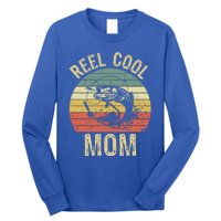 Reel Cool Mom Fishing Funny Gift Fishing Lovers Retro Gift Long Sleeve Shirt