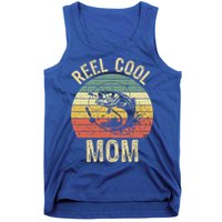 Reel Cool Mom Fishing Funny Gift Fishing Lovers Retro Gift Tank Top