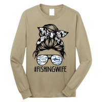 ROV Cute Messy Bun Fishing Wife Husband Fishman Long Sleeve Shirt