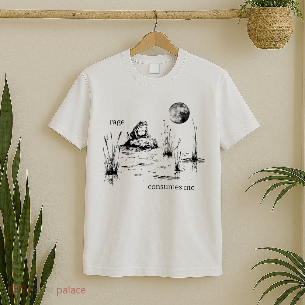Rage Consumes Me Frog Funny T-Shirt