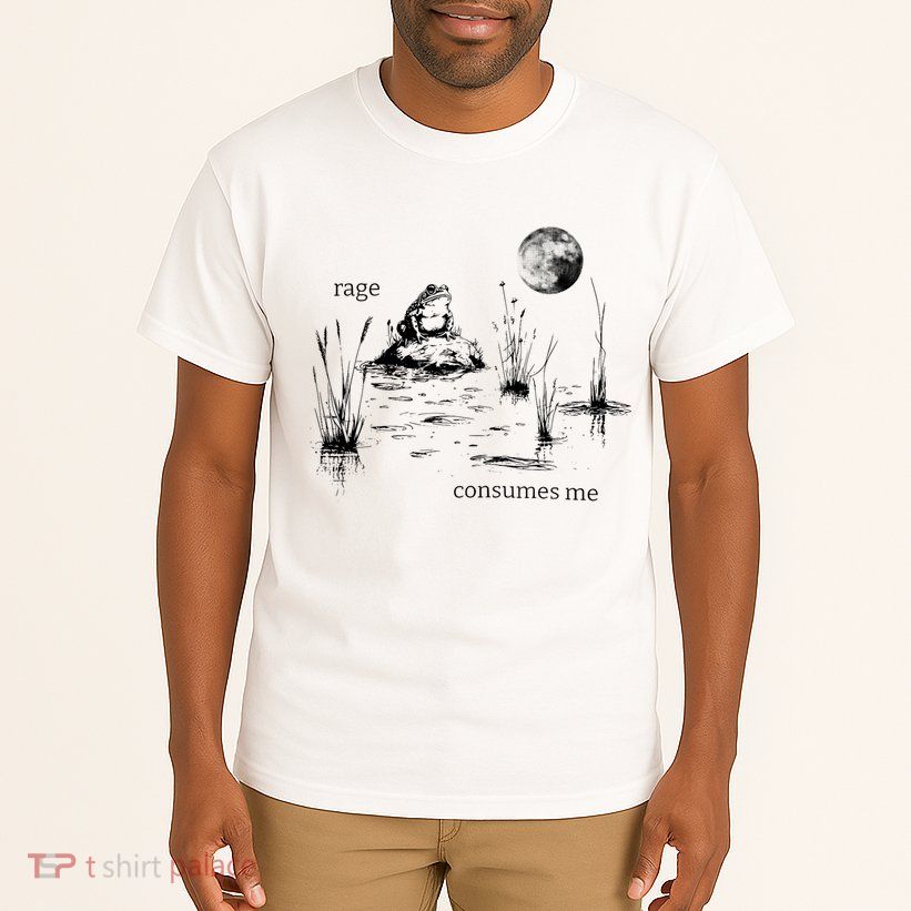Rage Consumes Me Frog Funny Tall T-Shirt