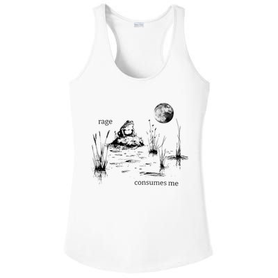 Rage Consumes Me Frog Funny Ladies PosiCharge Competitor Racerback Tank