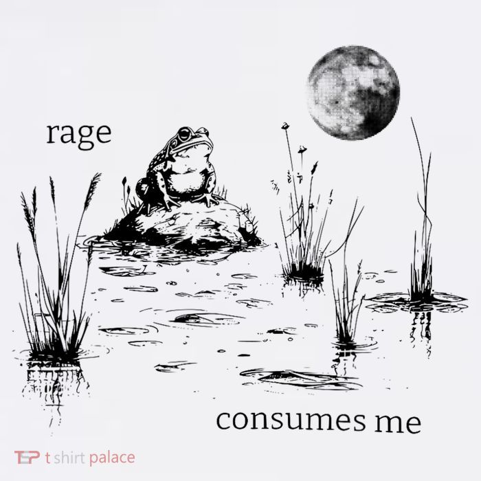 Rage Consumes Me Frog Funny Tank Top