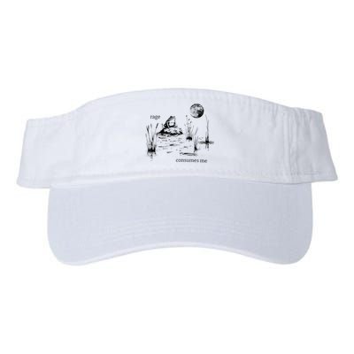 Rage Consumes Me Frog Funny Valucap Bio-Washed Visor