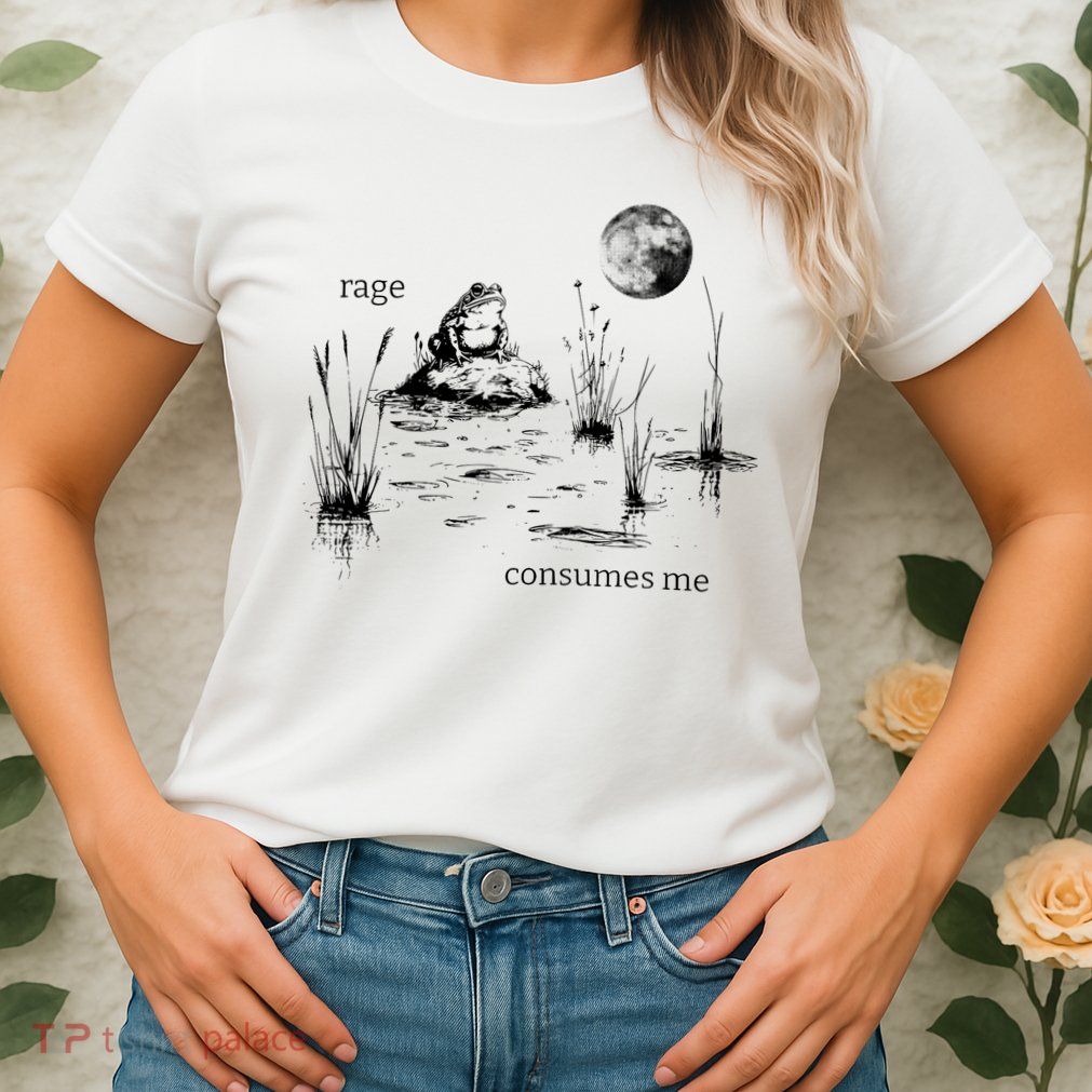 Rage Consumes Me Frog Funny Womens T-Shirt