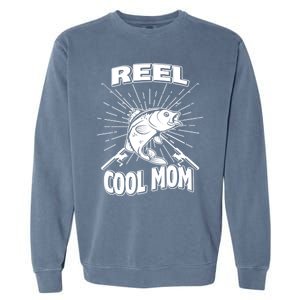 Reel Cool Mom Fishing 'S Hobby Pole Lake Gift Garment-Dyed Sweatshirt