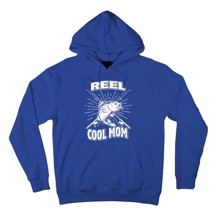 Reel Cool Mom Fishing 'S Hobby Pole Lake Gift Hoodie