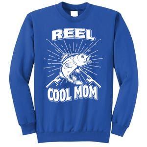 Reel Cool Mom Fishing 'S Hobby Pole Lake Gift Sweatshirt