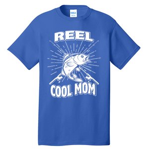 Reel Cool Mom Fishing 'S Hobby Pole Lake Gift Tall T-Shirt