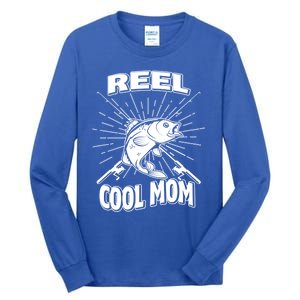 Reel Cool Mom Fishing 'S Hobby Pole Lake Gift Tall Long Sleeve T-Shirt