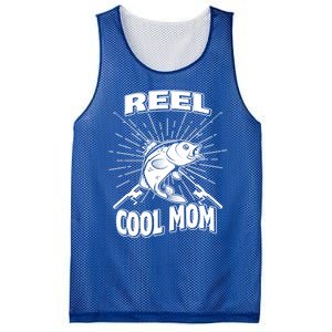 Reel Cool Mom Fishing 'S Hobby Pole Lake Gift Mesh Reversible Basketball Jersey Tank