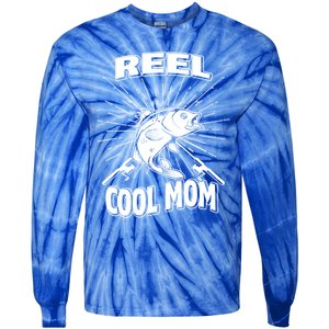 Reel Cool Mom Fishing 'S Hobby Pole Lake Gift Tie-Dye Long Sleeve Shirt