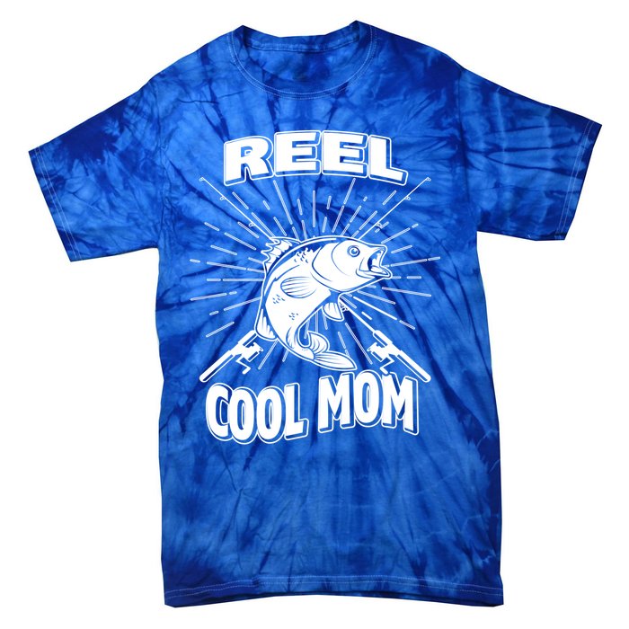 Reel Cool Mom Fishing 'S Hobby Pole Lake Gift Tie-Dye T-Shirt