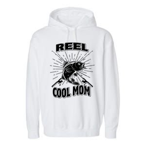 Reel Cool Mom Fishing 'S Hobby Pole Lake Gift Garment-Dyed Fleece Hoodie