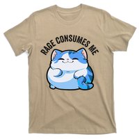 Rage Consumes Me Funny Cat T-Shirt