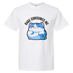 Rage Consumes Me Funny Cat Garment-Dyed Heavyweight T-Shirt