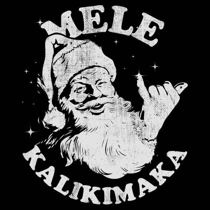 Retro Christmas Mele Kalikimaka Santa Shaka Hawaii Essential Sweatshirt