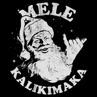 Retro Christmas Mele Kalikimaka Santa Shaka Hawaii Essential 16 in Basic Backpack
