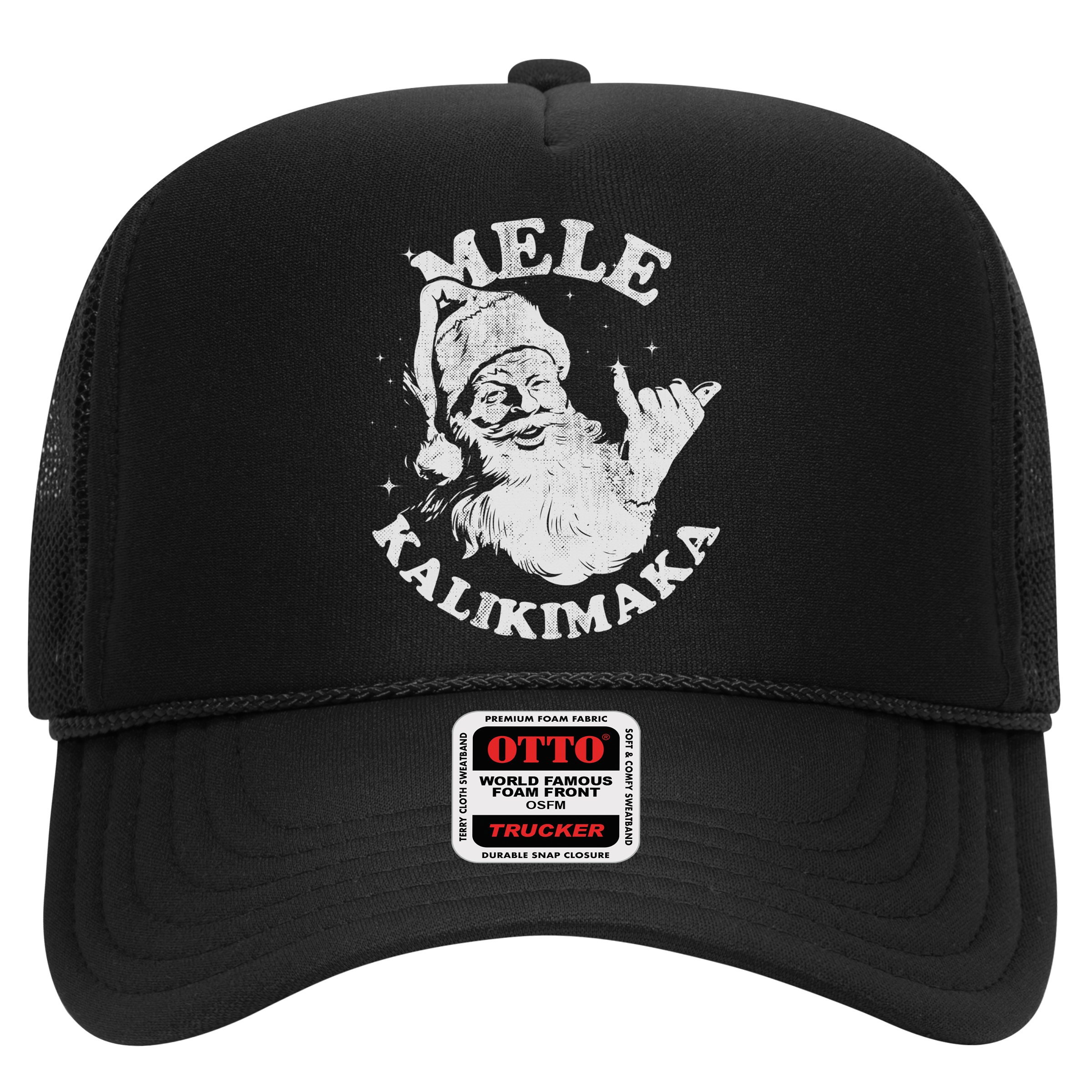 Retro Christmas Mele Kalikimaka Santa Shaka Hawaii Essential Hat