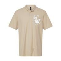 Retro Christmas Mele Kalikimaka Santa Shaka Hawaii Essential Softstyle Adult Sport Polo