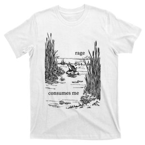 Rage Consumes Me Frog Funny T-Shirt