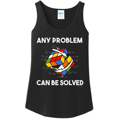 Rubik's Cube Magic Cube Retro Rubi Vintage Nerd Ladies Essential Tank