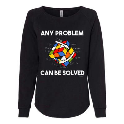 Rubik's Cube Magic Cube Retro Rubi Vintage Nerd Womens California Wash Sweatshirt