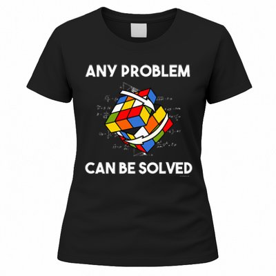 Rubik's Cube Magic Cube Retro Rubi Vintage Nerd Women's T-Shirt