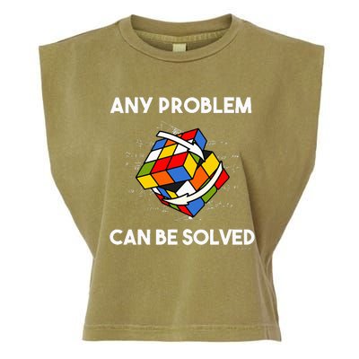 Rubik's Cube Magic Cube Retro Rubi Vintage Nerd Garment-Dyed Women's Muscle Tee