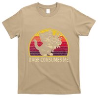 Rage Consumes Me Funny Cat Humor Joke T-Shirt