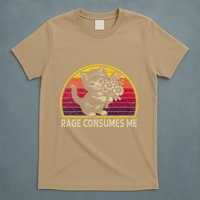 Rage Consumes Me Funny Cat Humor Joke T-Shirt