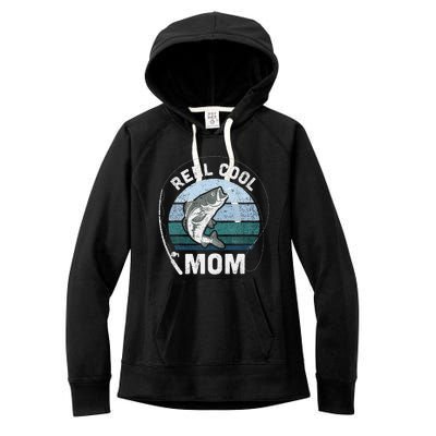 Reel Cool Mom Fishing Mothers Day Women's Fleece Hoodie