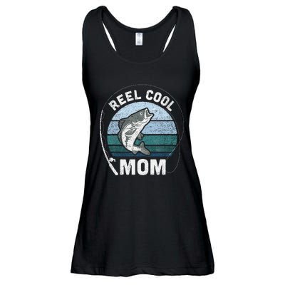 Reel Cool Mom Fishing Mothers Day Ladies Essential Flowy Tank