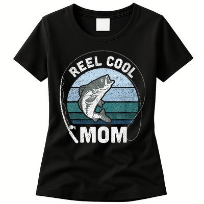 Reel Cool Mom Fishing Mothers Day Women's T-Shirt