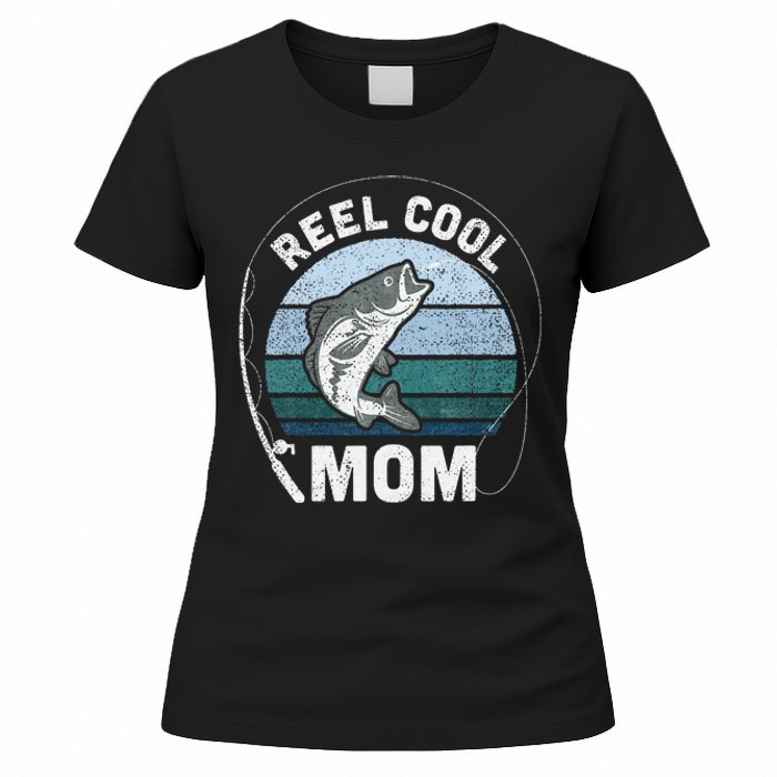 Reel Cool Mom Fishing Mothers Day Women's T-Shirt