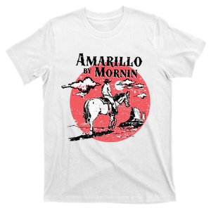 Retro Country Music Amarillo By Morning Western Cowboy Gift T-Shirt