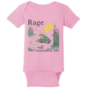 Rage Consumes Me Frog Frog Pond Baby Bodysuit