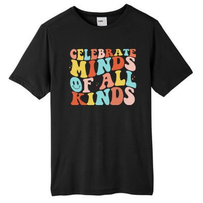 Retro Celebrate Minds Of All Kinds Tall Fusion ChromaSoft Performance T-Shirt