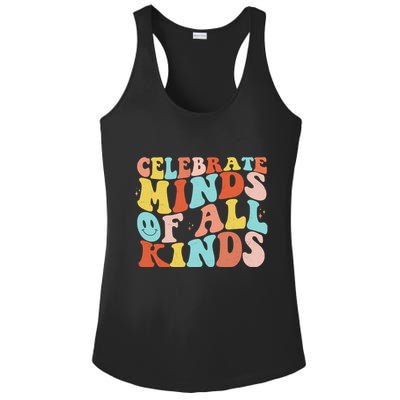 Retro Celebrate Minds Of All Kinds Ladies PosiCharge Competitor Racerback Tank