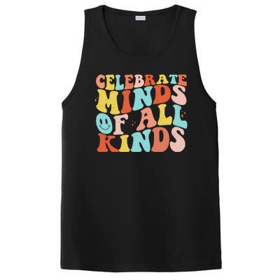 Retro Celebrate Minds Of All Kinds PosiCharge Competitor Tank