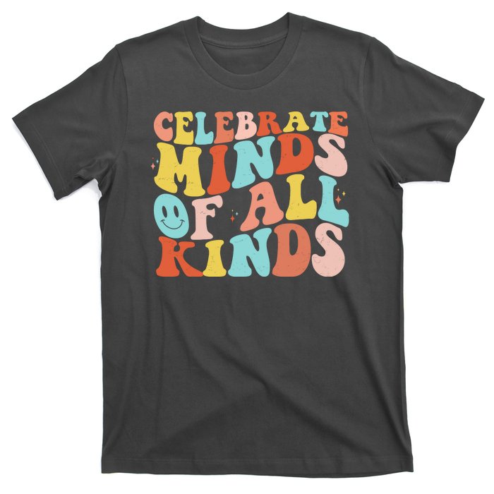 Retro Celebrate Minds Of All Kinds T-Shirt