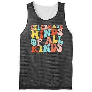 Retro Celebrate Minds Of All Kinds Mesh Reversible Basketball Jersey Tank