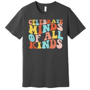 Retro Celebrate Minds Of All Kinds Premium T-Shirt